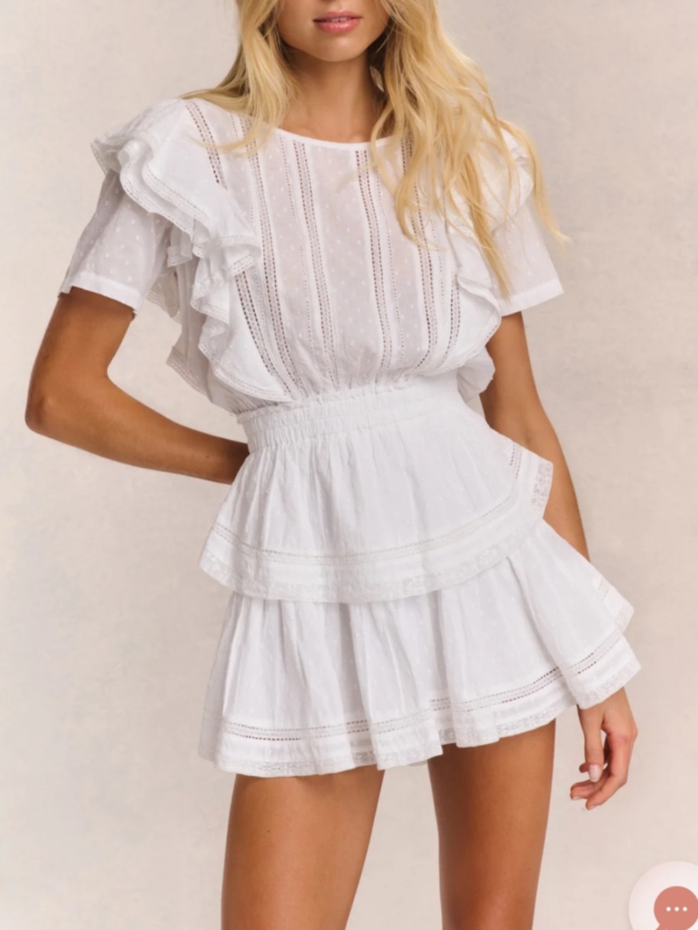 Loveshakfancy Natasha Heritage Mini Dress XS
